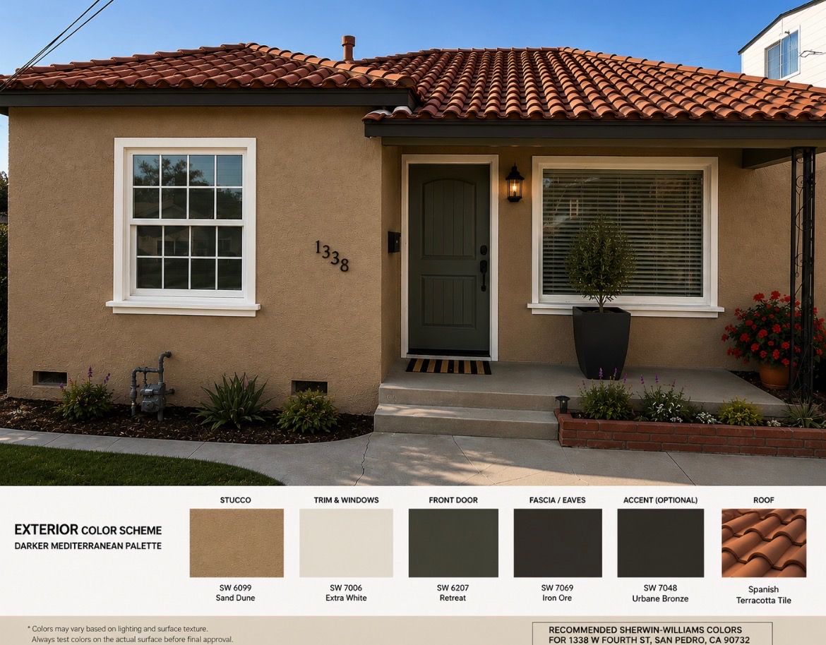 San Pedro exterior repaint