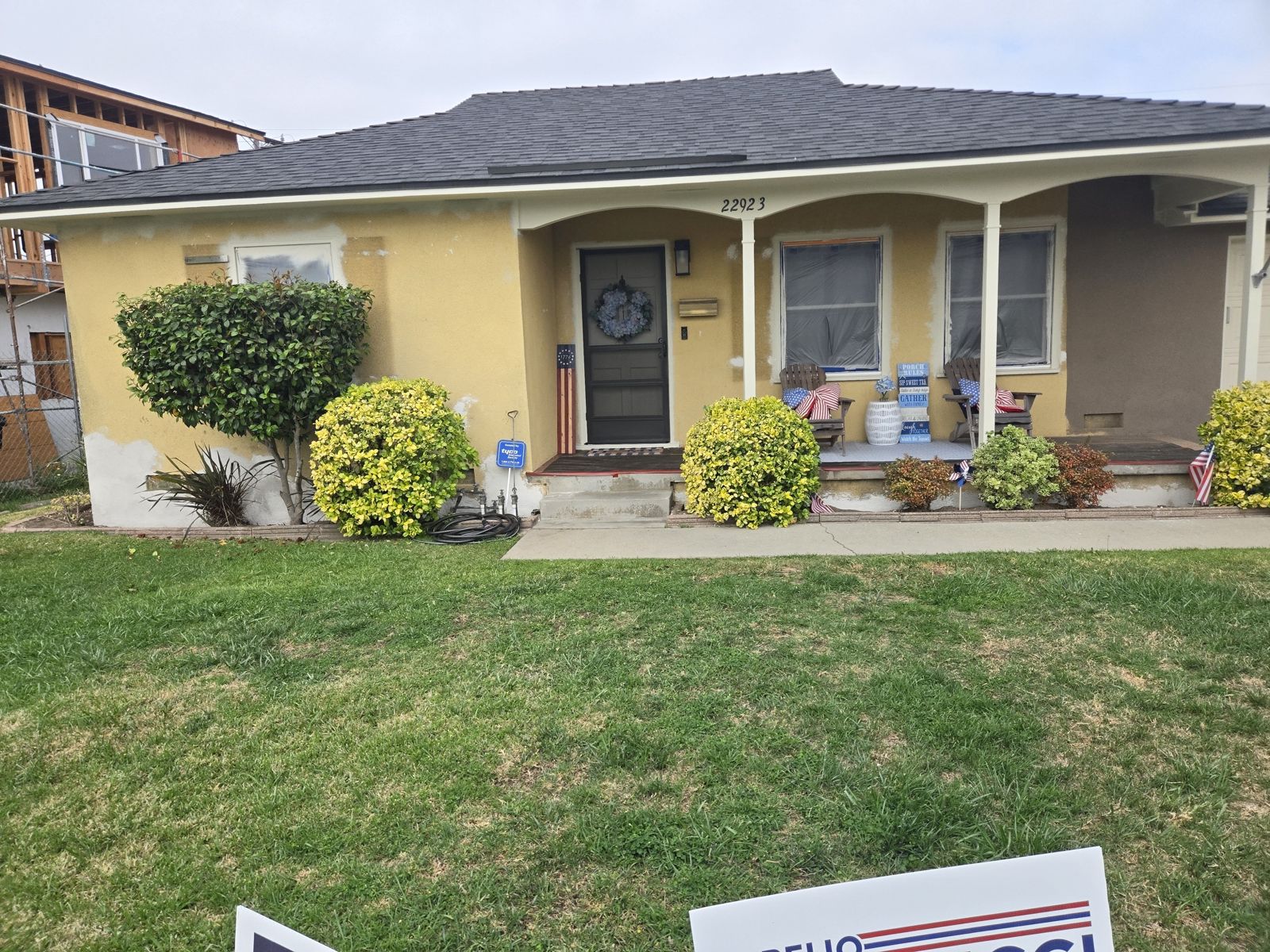 Torrance stucco before